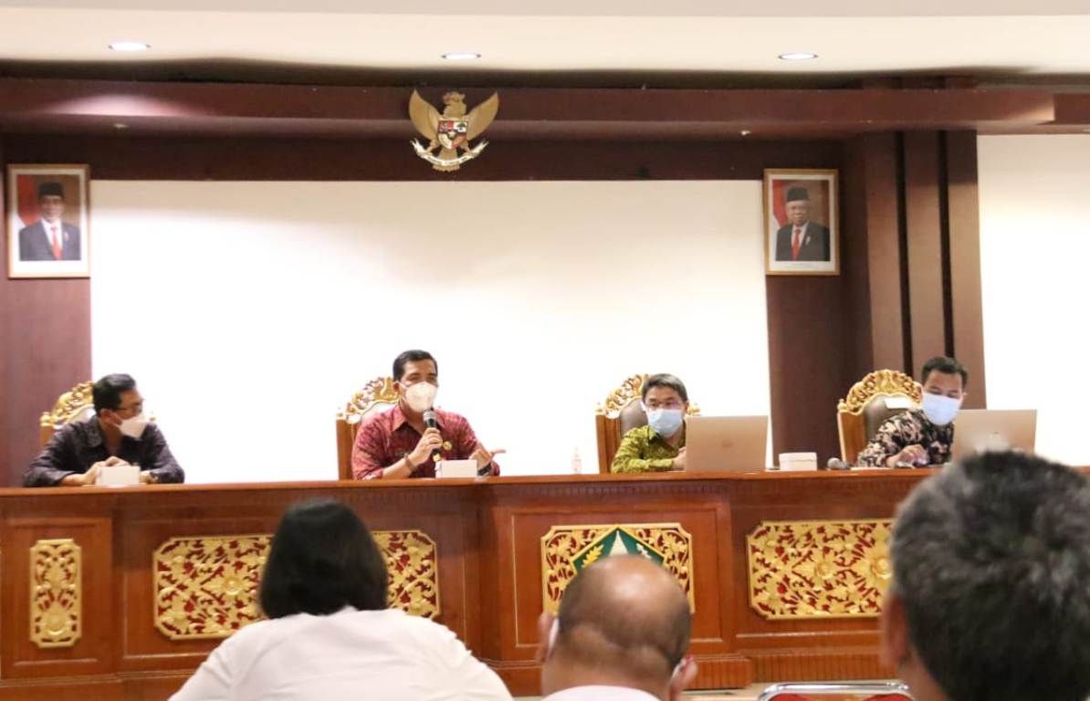 podiumnews.com-Bupati Sanjaya Dukung Pencegahan Korupsi KPK Pada Delapan Area